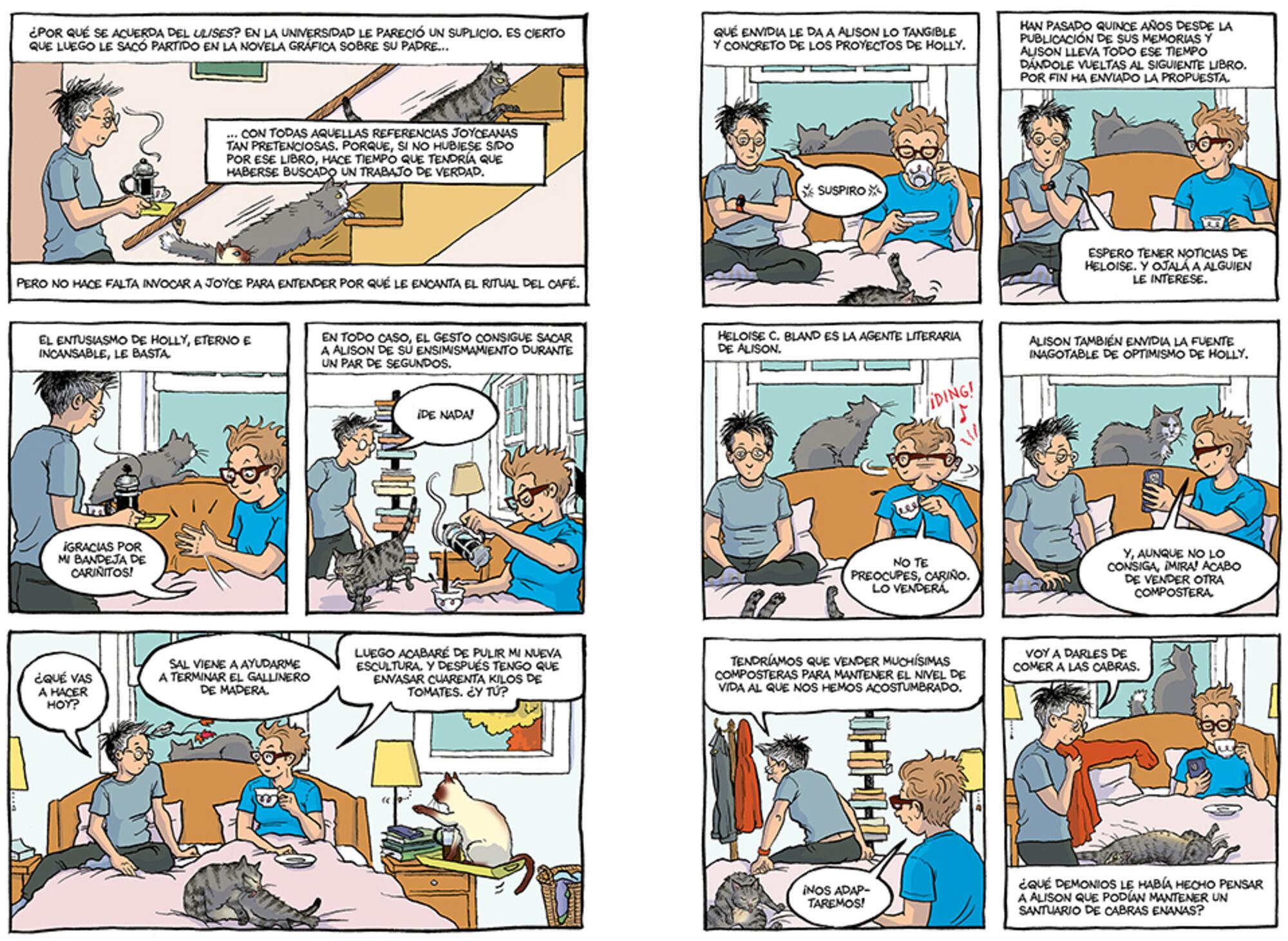 Página del cómic ‘Consumida’, de Alison Bechdel